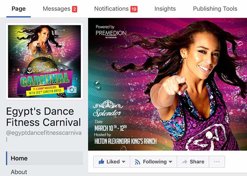 Egypt Dance Carnival - Social Media Marketing