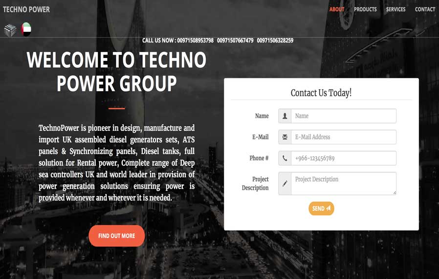 TechnoPower-Group-Landingpage