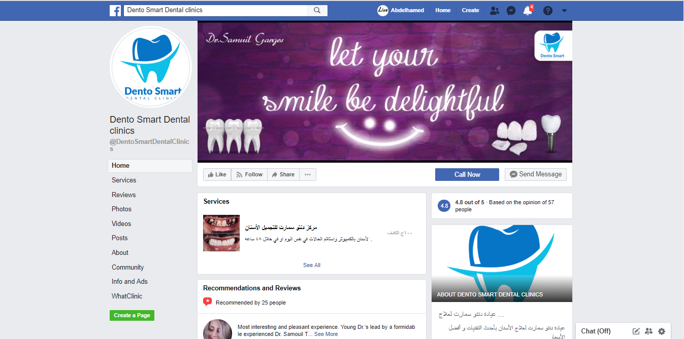 Dento Smart Dental Clinics - Social Media Marketing