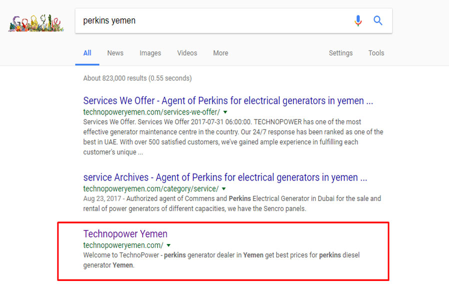 Techno Power Yemen English SEO